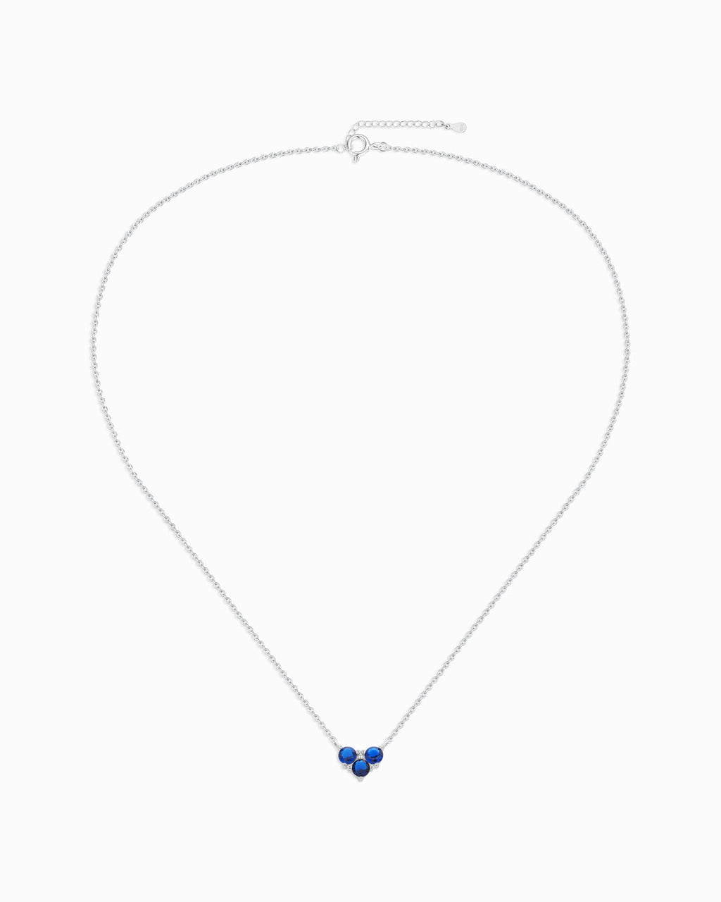 Three Dots Silver Necklace – Wisdom & Serenity
