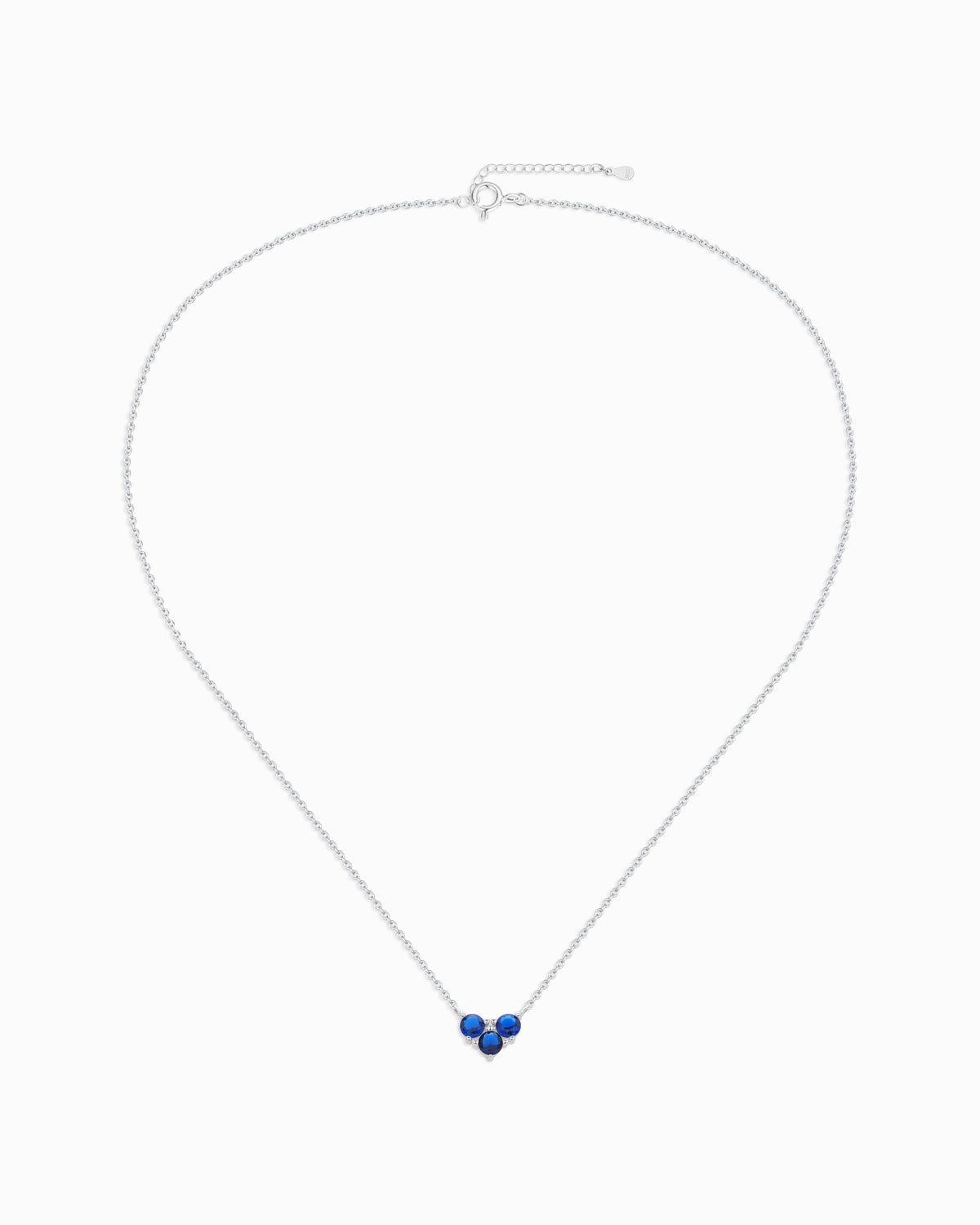 Three Dots Silver Necklace – Wisdom & Serenity