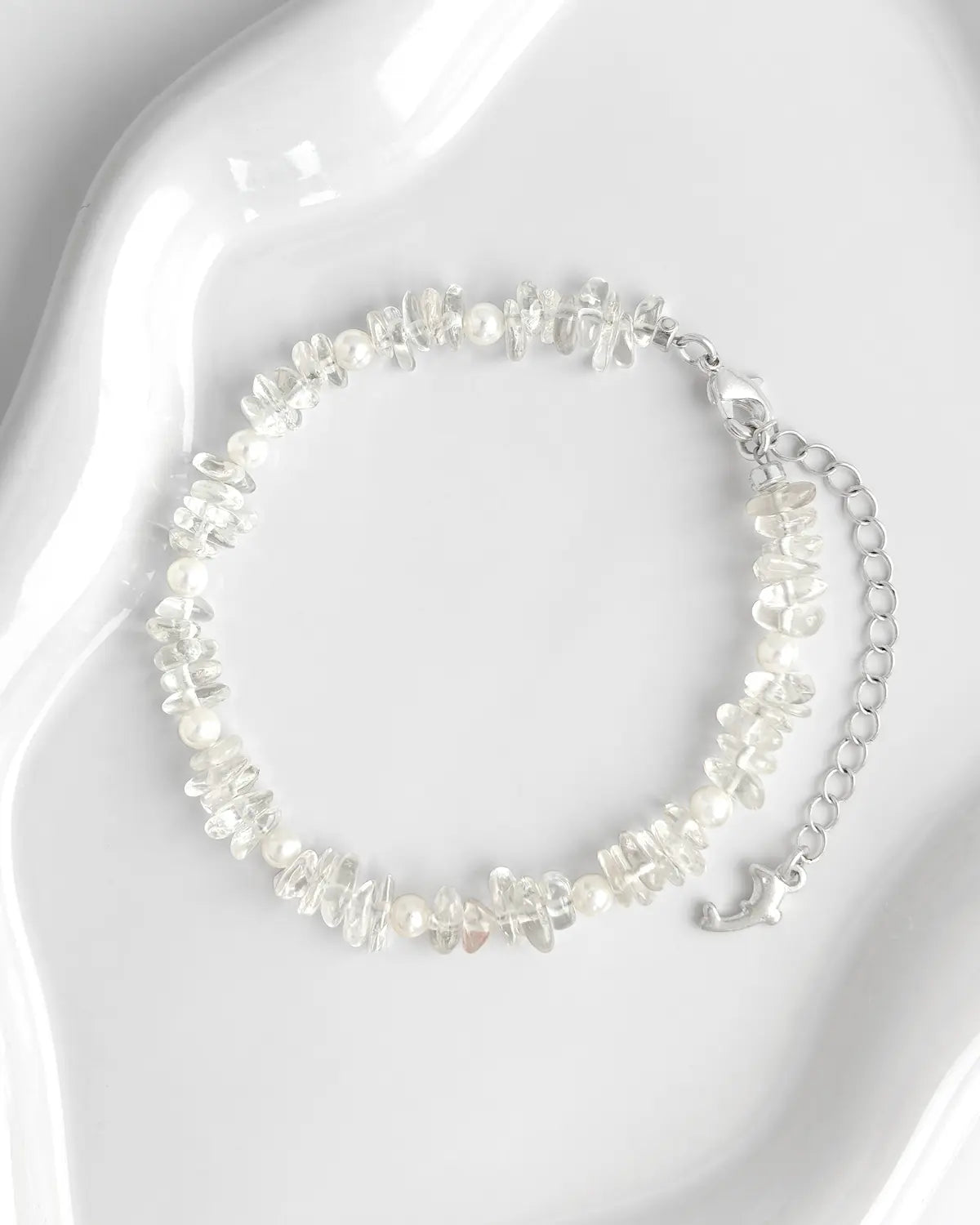 Clear Quartz Silver Bracelet – Clarity & Healing