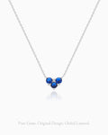 Three Dots Silver Necklace – Wisdom & Serenity