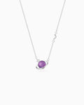 Amethyst Orbit Star Pendant Necklace