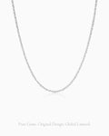 Cauliflower Silver Chain Necklace – Sparkle & Elegance