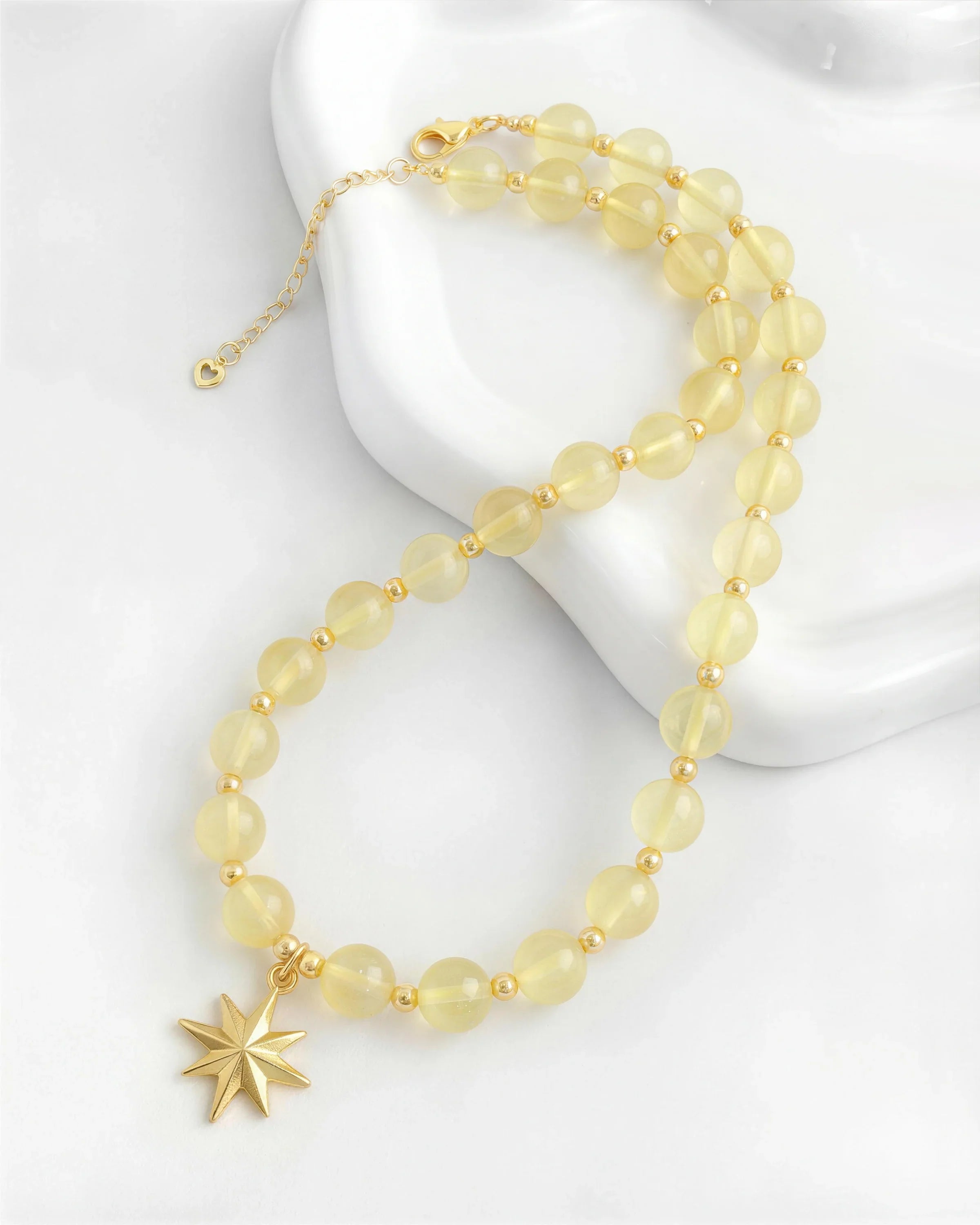 Citrine Star Gold Necklace & Bracelet Set – Joy & Sunshine