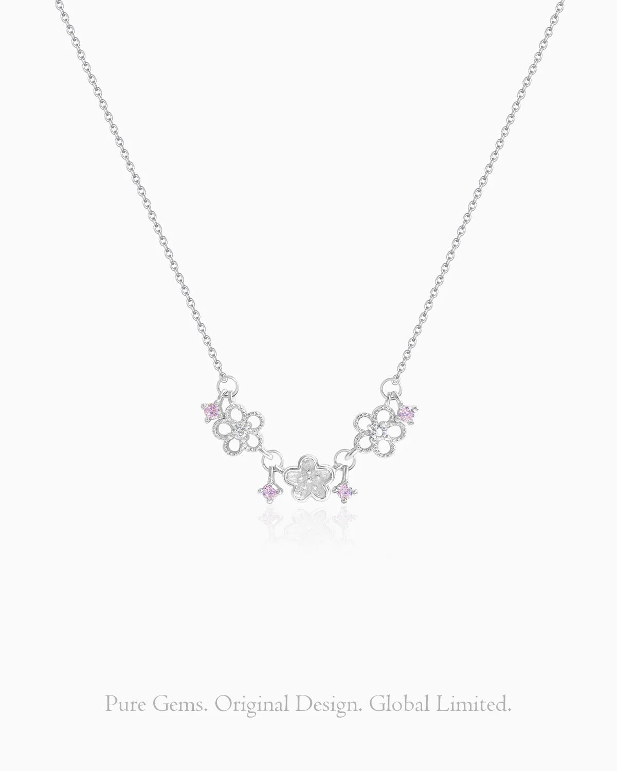 Floral Gold & Silver Necklace – Love & Grace