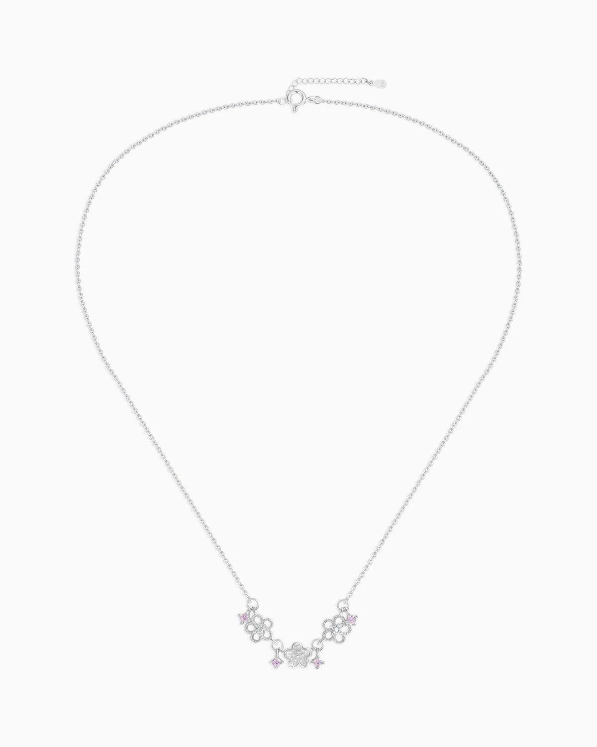 Floral Gold & Silver Necklace – Love & Grace