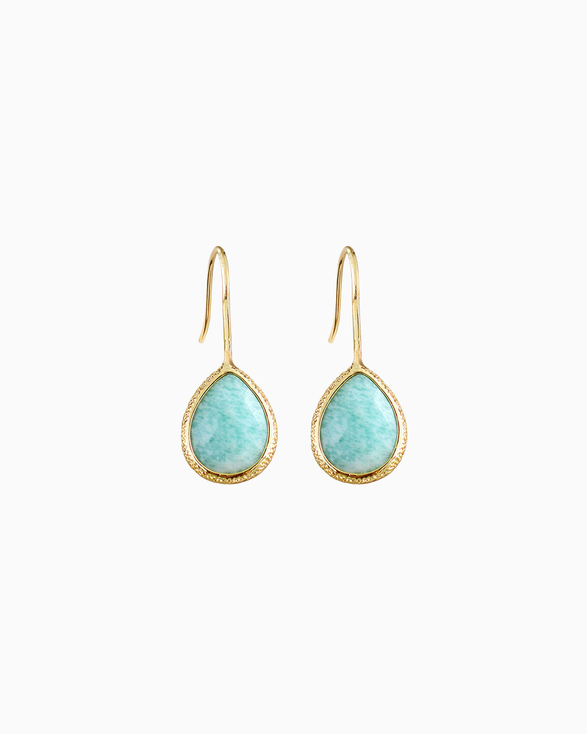 Gemstone Gold Earrings – Wisdom & Courage