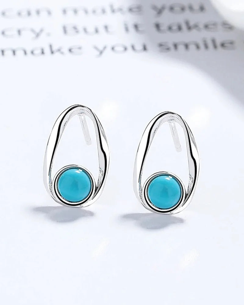 Birthstone Gold & Silver Earrings – Intuition & Balance
