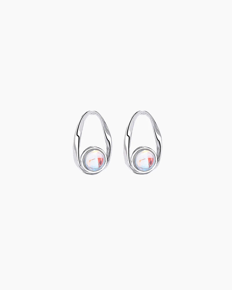 Birthstone Gold & Silver Earrings – Intuition & Balance