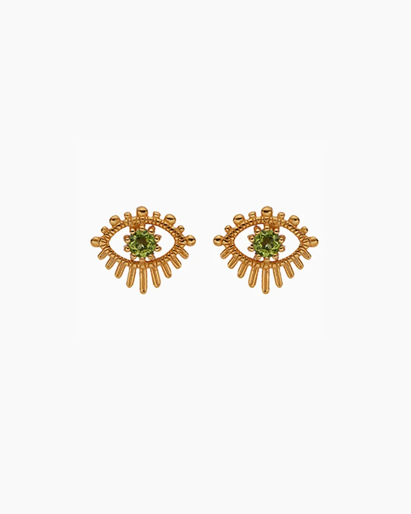 green preidot earrigns