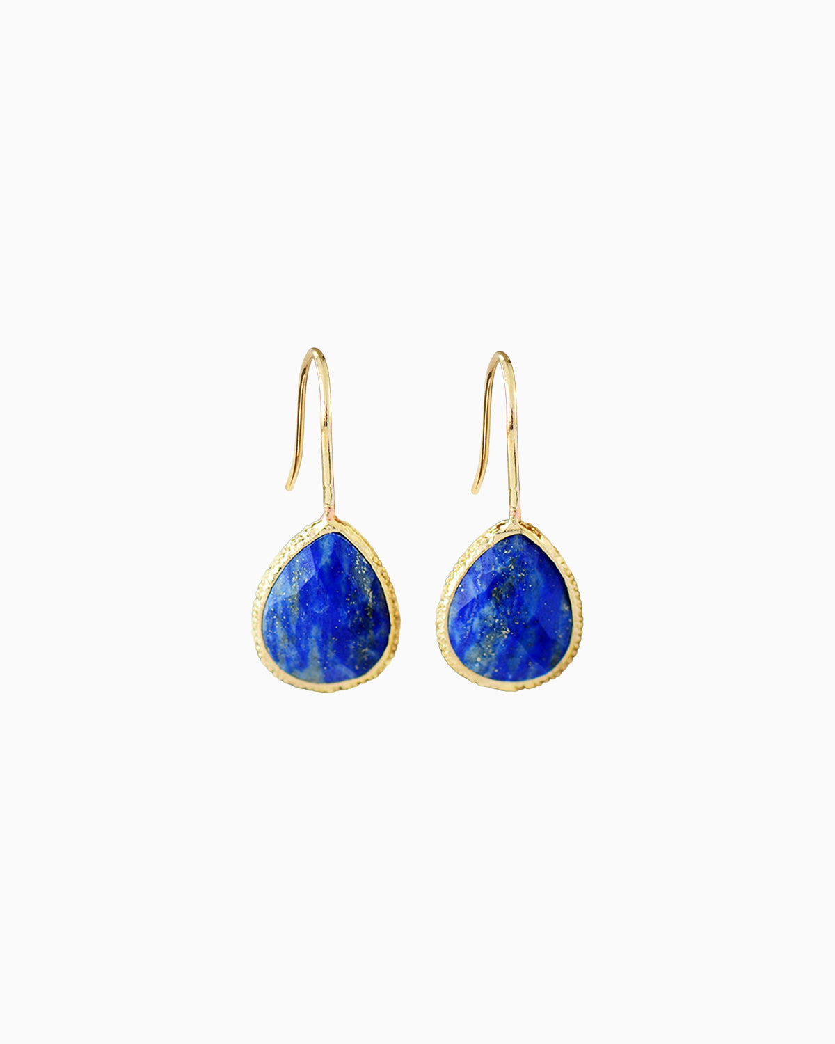 Gemstone Gold Earrings – Wisdom & Courage