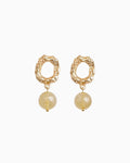 Citrine Gold Earrings – Abundance & Success