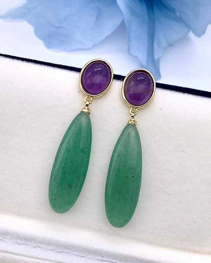 Birthstone Gold Earrings – Love & Grounding