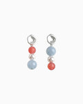 Strawberry Quartz Silver Earrings – Love & Joy