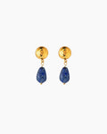 Lapis Lazuli Gold Earrings– Wisdom & Truth