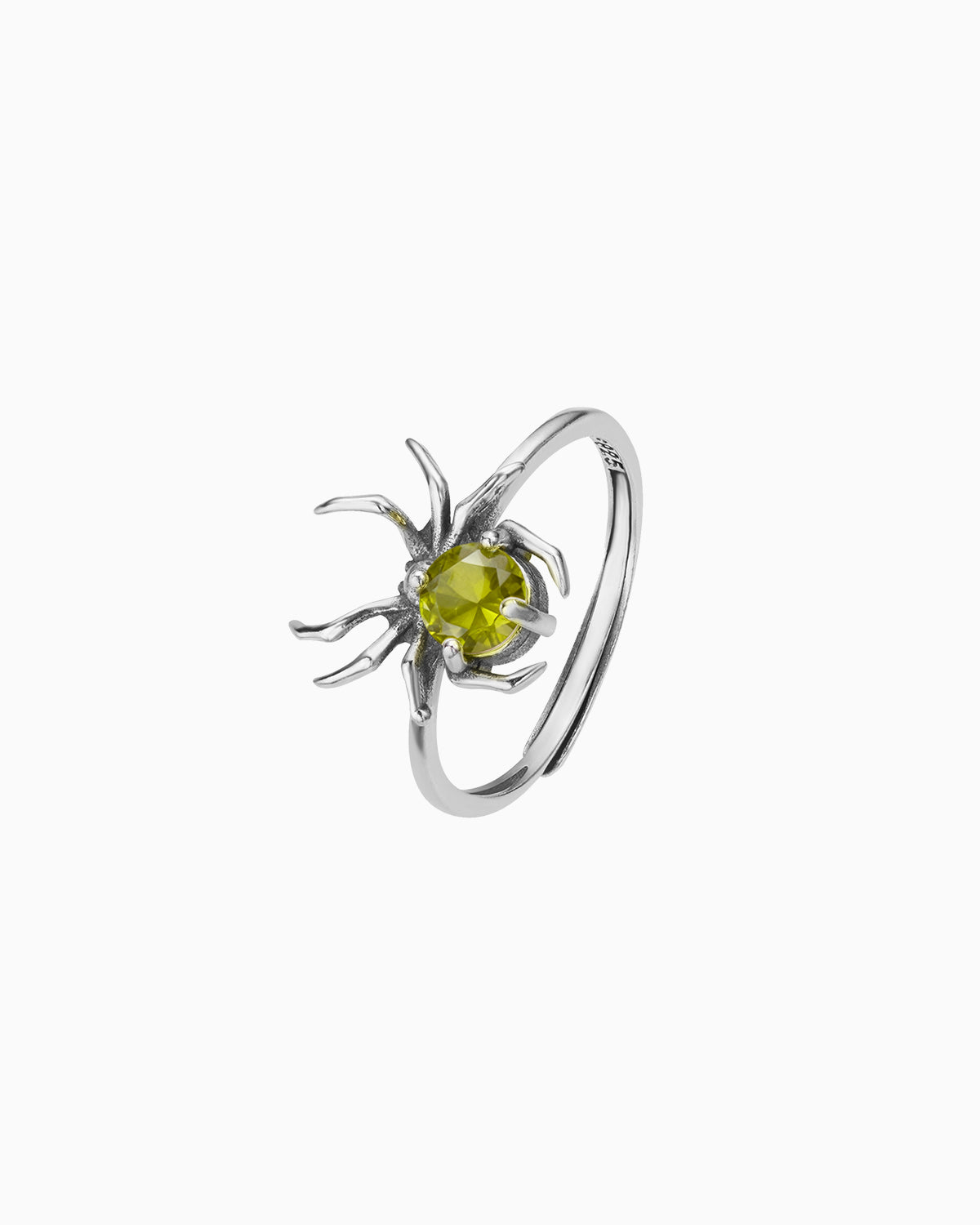 green peridot Birthstone Silver Ring – Passion & Renewal