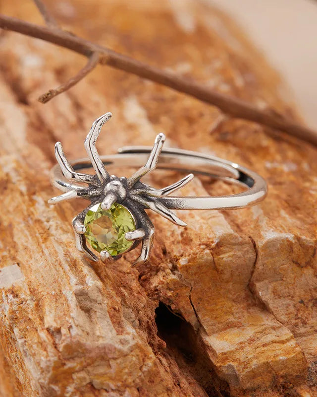 Birthstone Silver Ring – Passion & Renewal