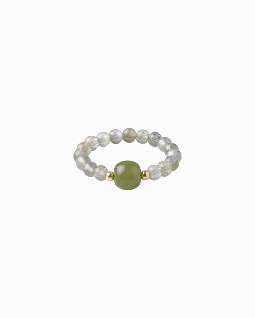 Moonstone Beaded Ring – Intuition & Serenity
