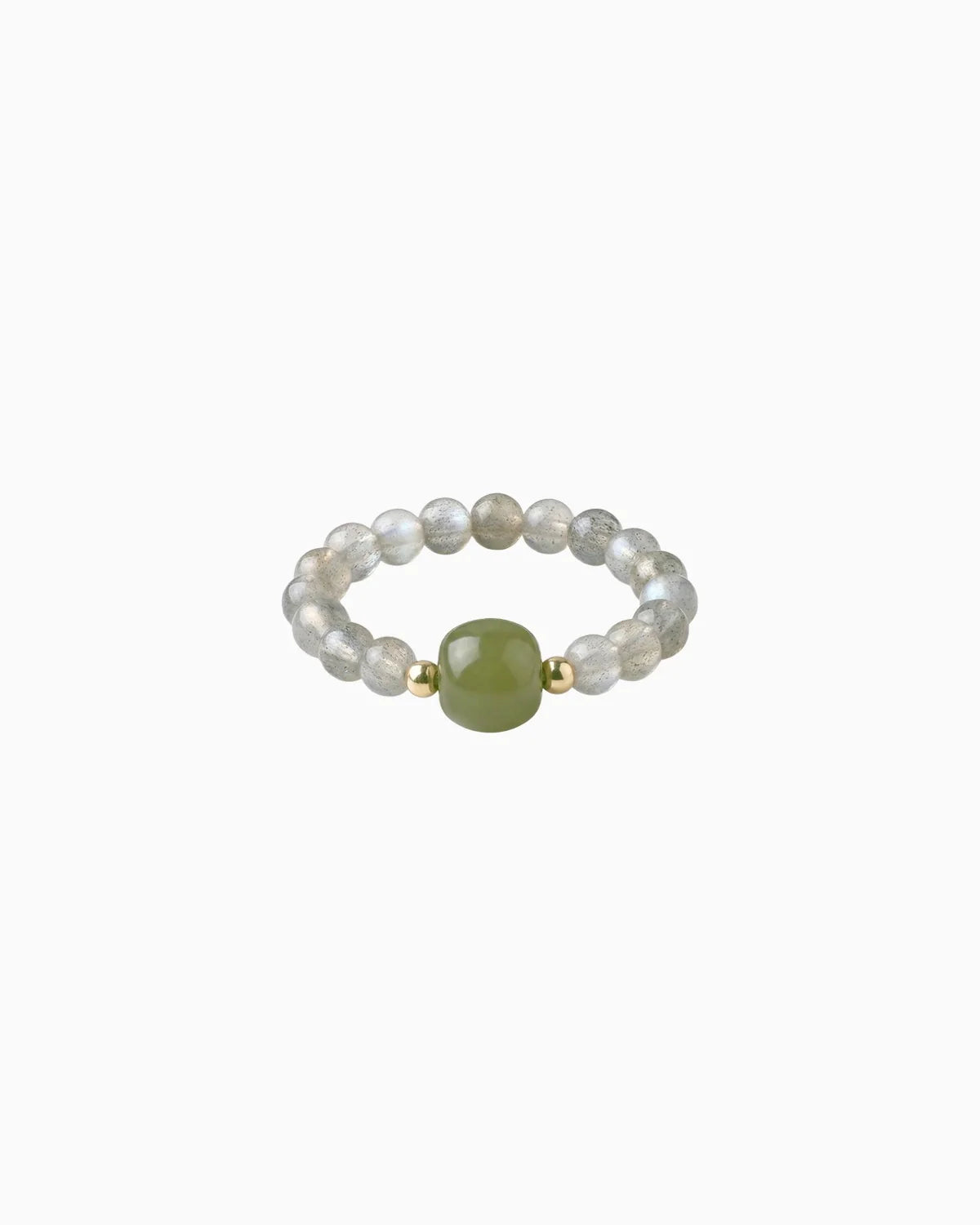 Moonstone Beaded Ring – Intuition & Serenity