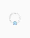 Aquamarine Clear Quartz Ring