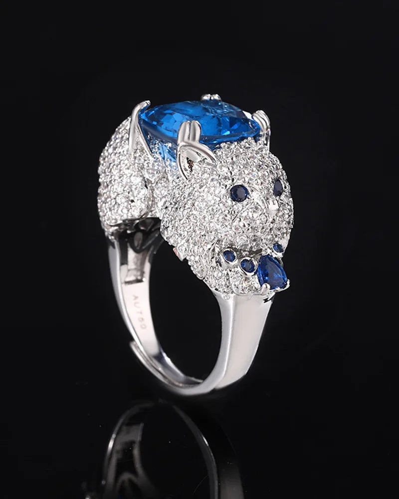 Birthstone Silver Ring – Wisdom & Truth