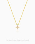Snowflake Gold Necklace – Love & Serenity