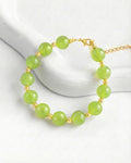 Prehnite Gold Bracelet – Freshness & Tranquility