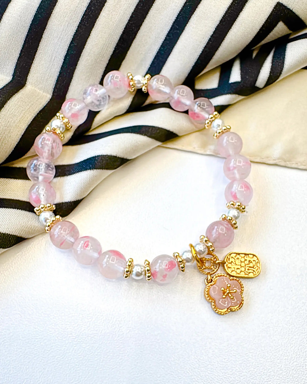 routh red agate blossom bracelet  – July Birthstone Jewelry for Sale