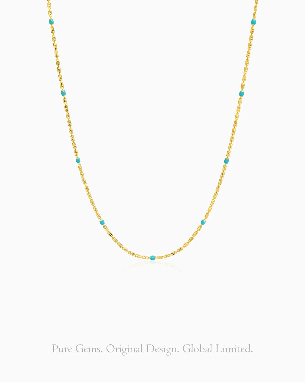 Turquoise Red Agate Gold Necklace Set – Clarity & Vitality