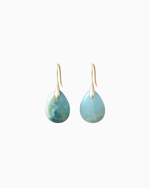 Amazonite Silhouette Drop Earrings