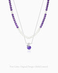 amethyst-beaded-necklace set