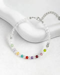 Clear Quartz Multi-Gem Silver Bracelet – Clarity & Joy