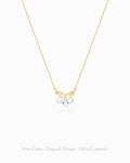 Clear Quartz Gold Pendant Pendant Necklace | HALO IN STYLE