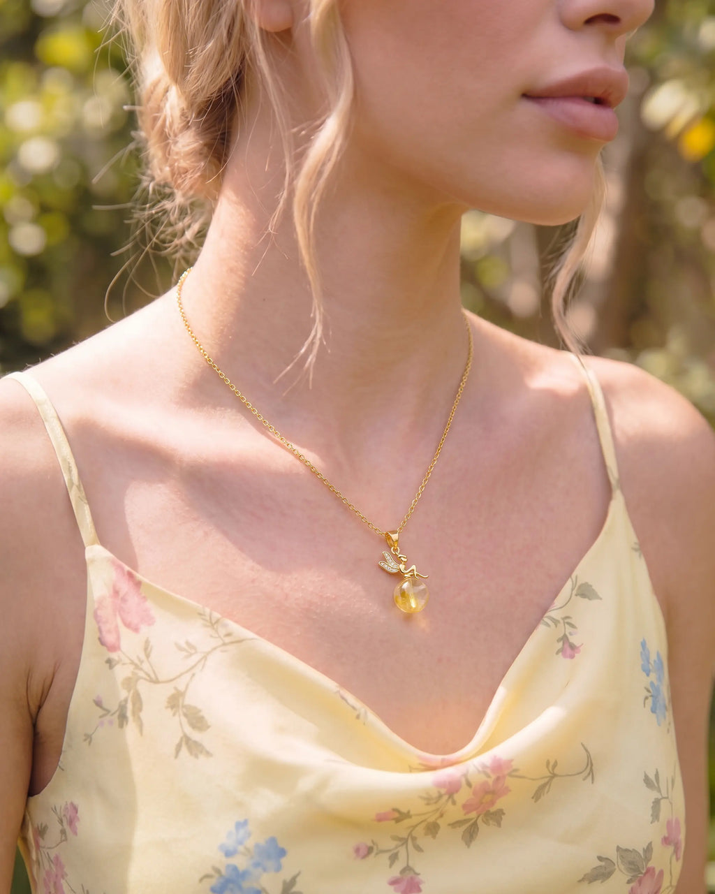 critine fairy pendant necklace | HALO IN STYLE