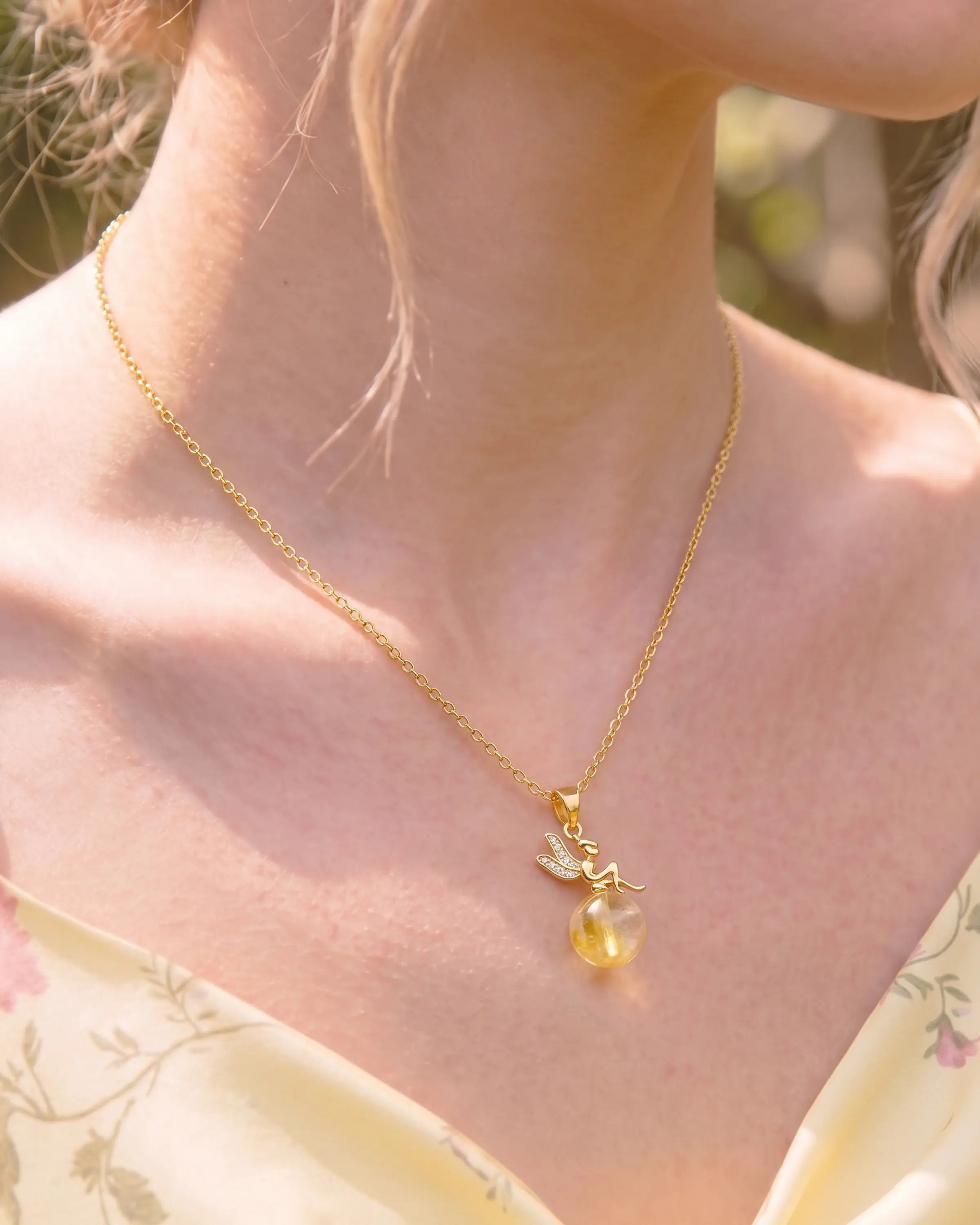 critine fairy pendant necklace | HALO IN STYLE