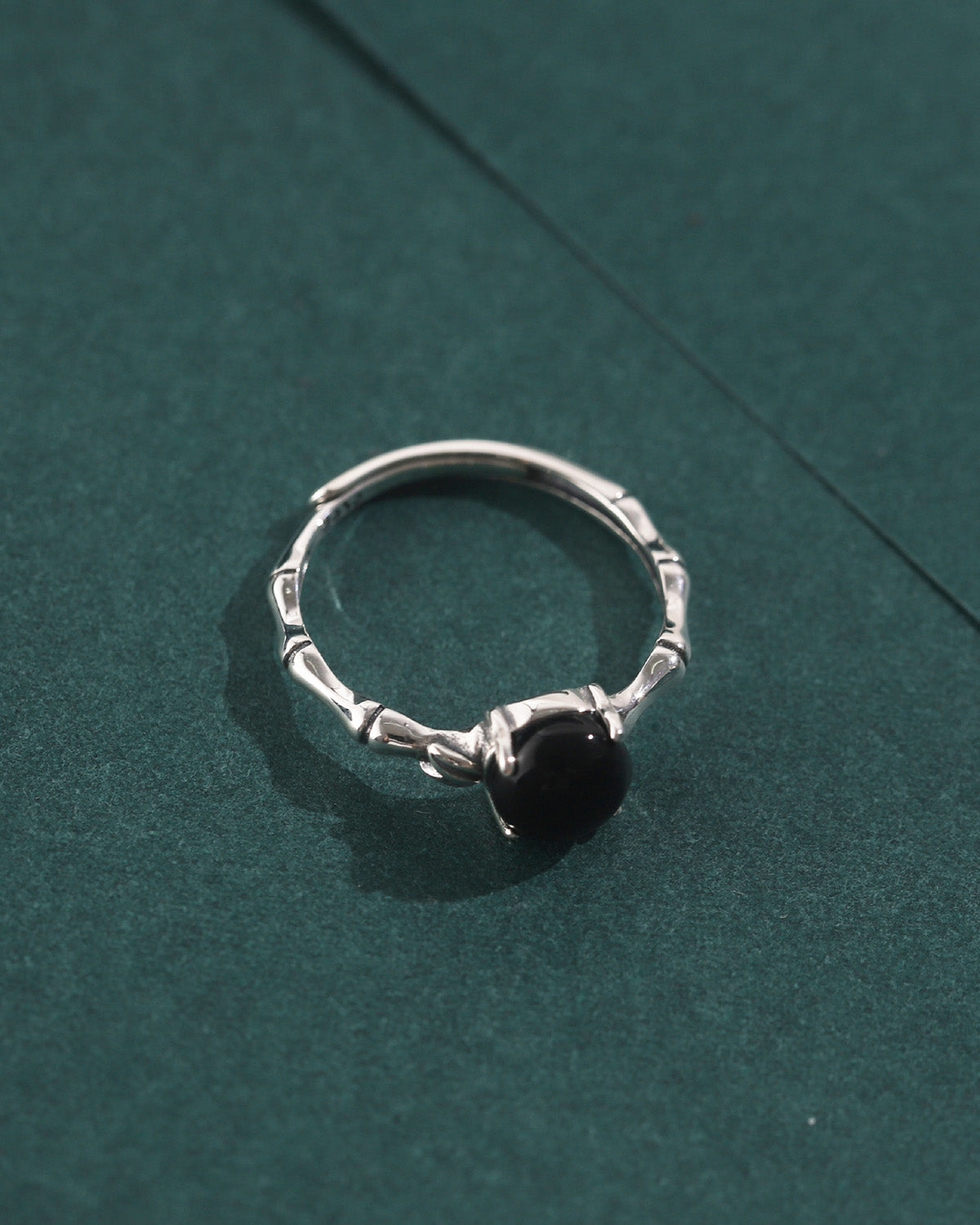 black onyx ring