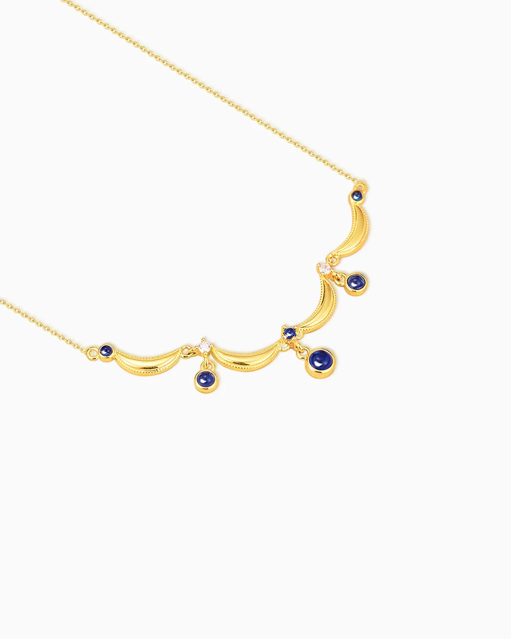 lapis_lazuli charm necklace | September Gemstone | HALO IN STYLE|