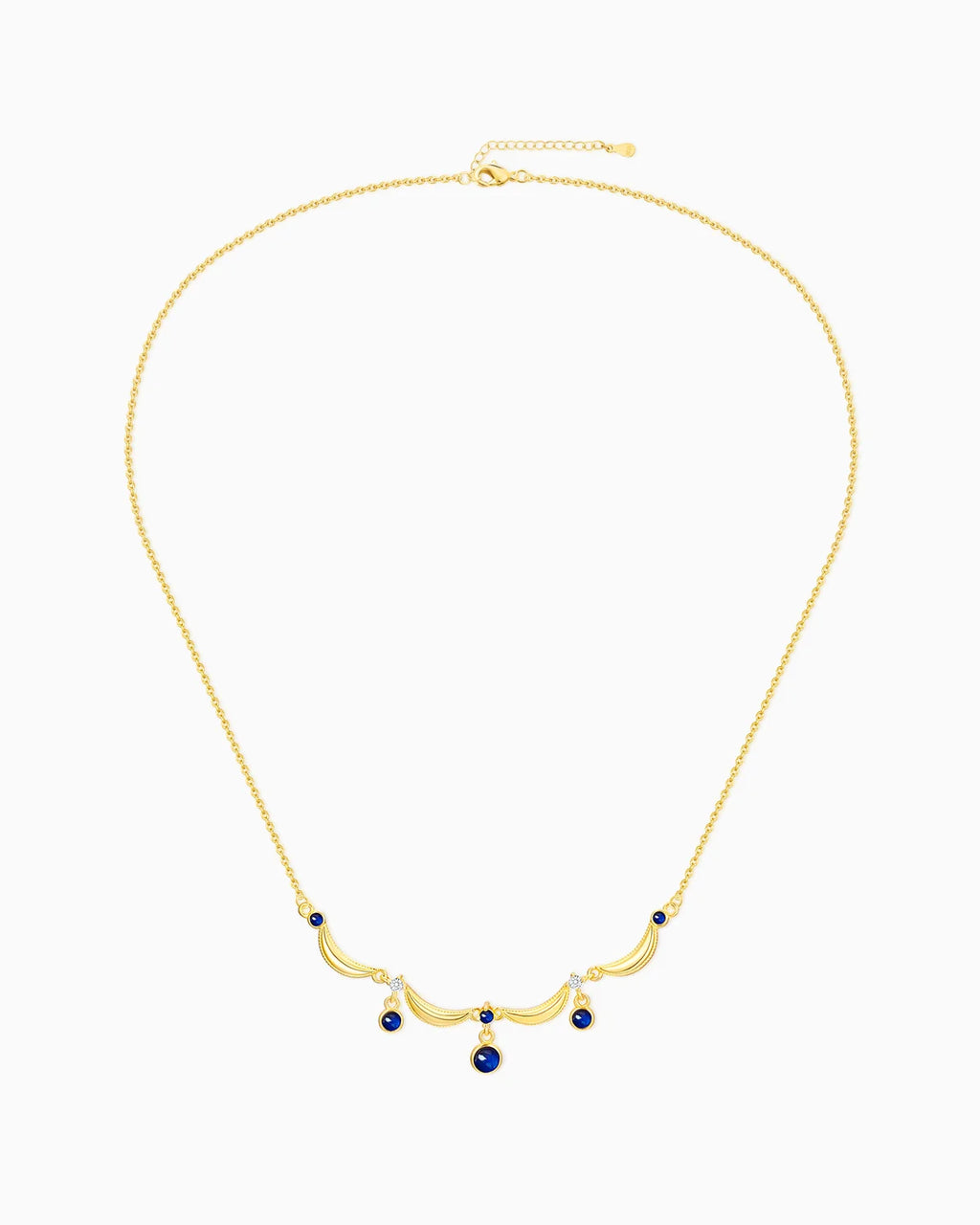 lapis lazuli charm necklace | HALO IN STYLE