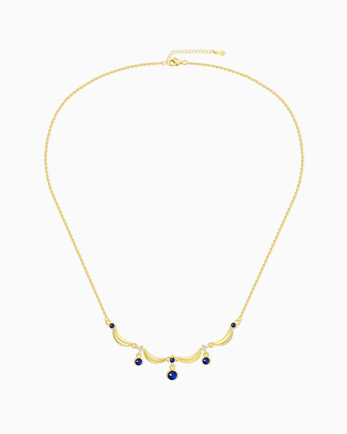 lapis lazuli charm necklace | HALO IN STYLE