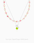 Peridot Beaded Necklace Set