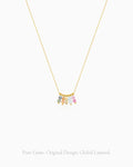 tourmaline charm necklace